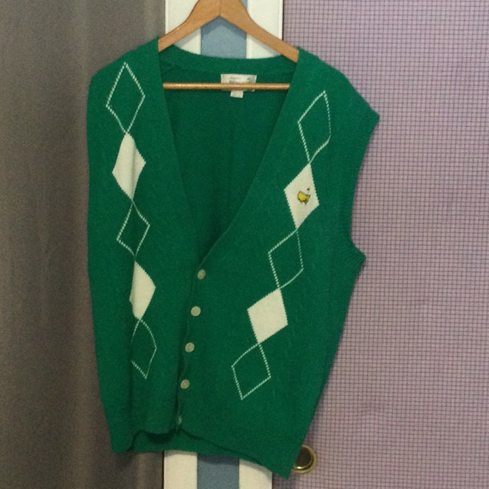 Master’s, XXL, button up sweater vest